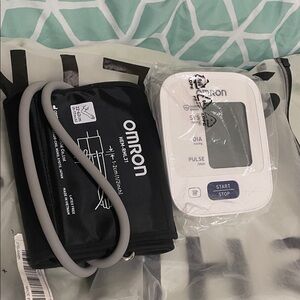 OMRON Digital Blood Pressure Monitor with Black and White Design